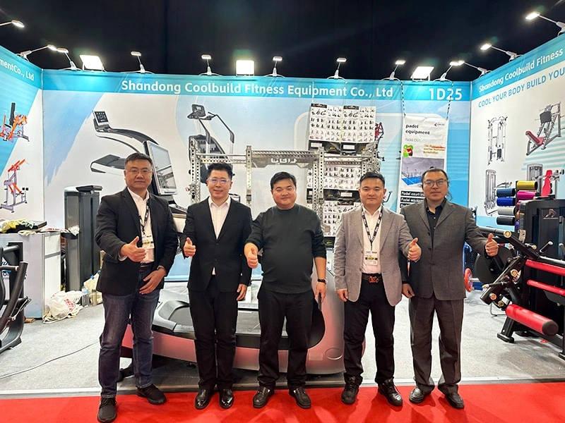 Фитнес-оборудование Coolbuild блистает на выставке FIBO в Кельне, Германия